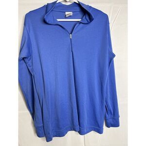 Vintage Patagonia Capilene 1/4 Zip Fleece‎ Jacket Men's Size Medium Blue *stain*